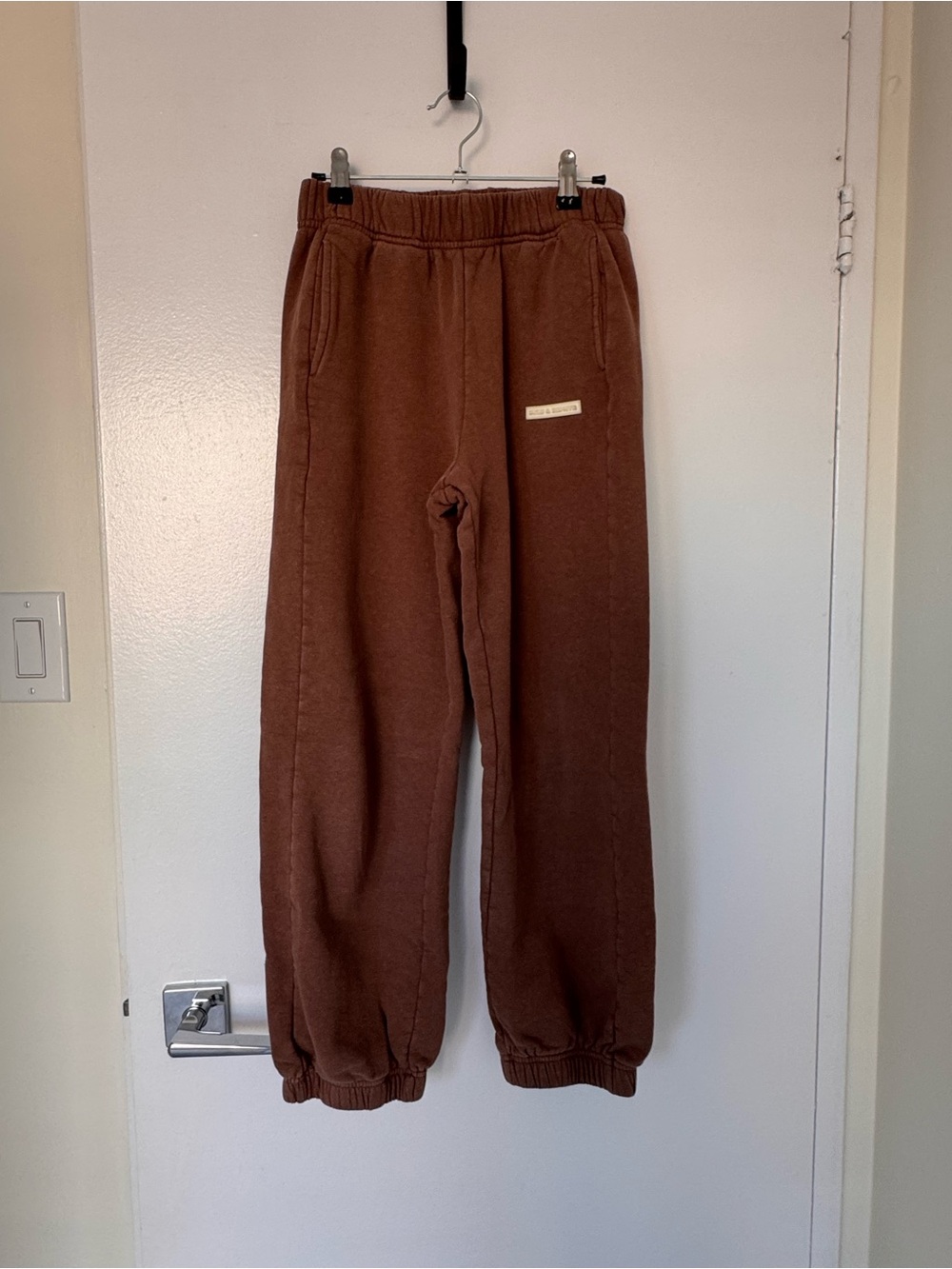 Zulu & Zephyr Brown Fleece Jogger Pants